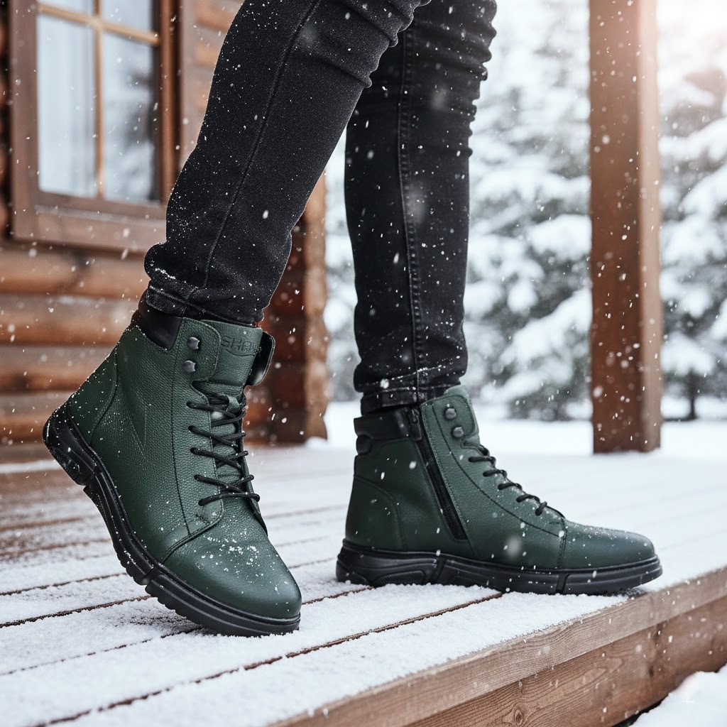 خرید آنلاین نیم بوت مردانه شمس مدل s6 کد 26